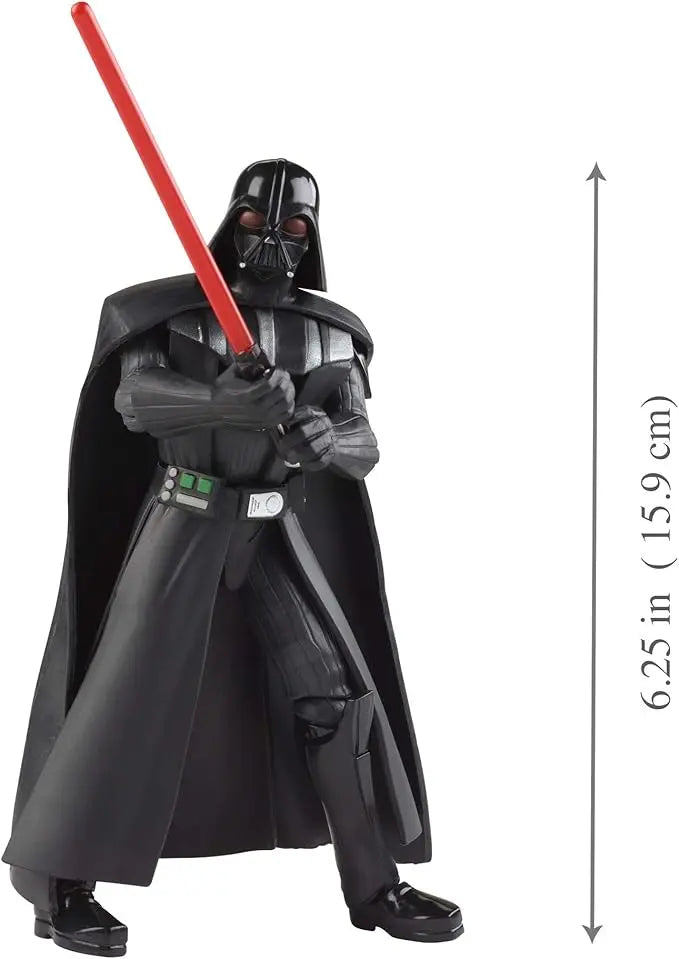 STAR WARS Galaxy of Adventures Darth Vader 5"-Scale Action Figure Toy Inspired by The Original Trilogy with Fun Action Move - Figurio