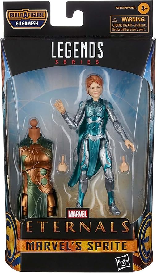 Marvel Hasbro Legends Series The Eternals Sprite 6-Inch Action Figure Toy, Movie-Inspired Design, Includes 2 Accessories, Ages 4 and Up - Figurio