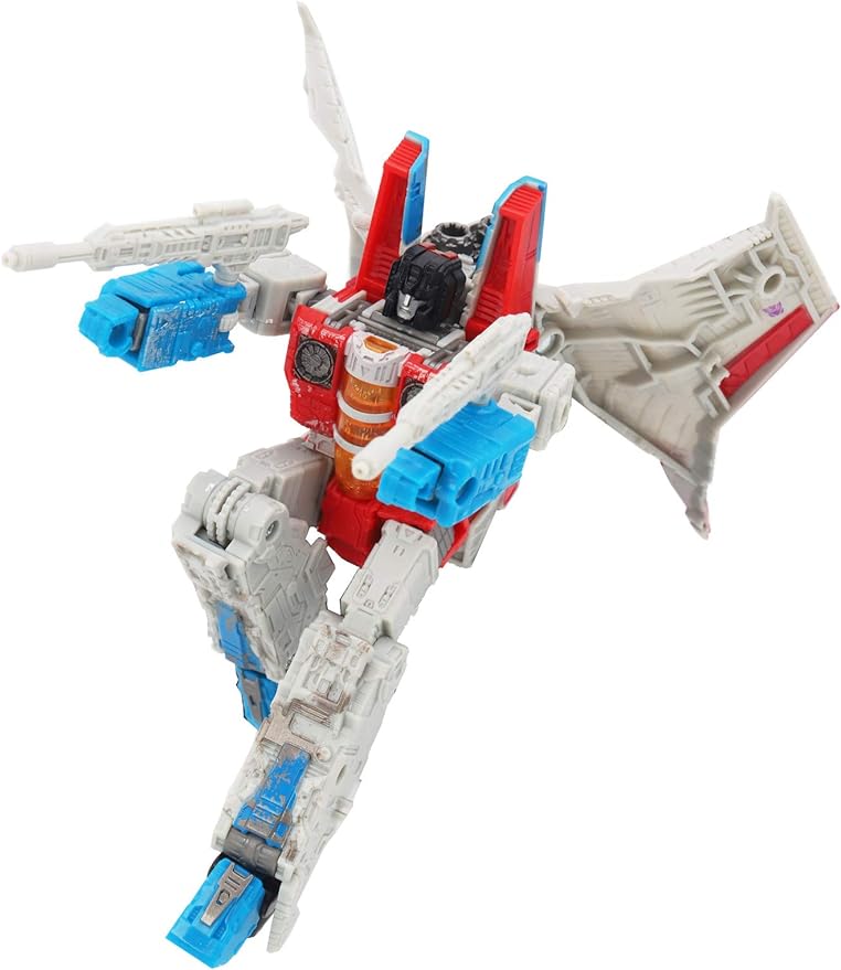 Transformers Toys Generations War for Cybertron Voyager Wfc-S24 Starscream Action Figure - Siege Chapter - Adults & Kids Ages 8 & Up, 7" - Figurio