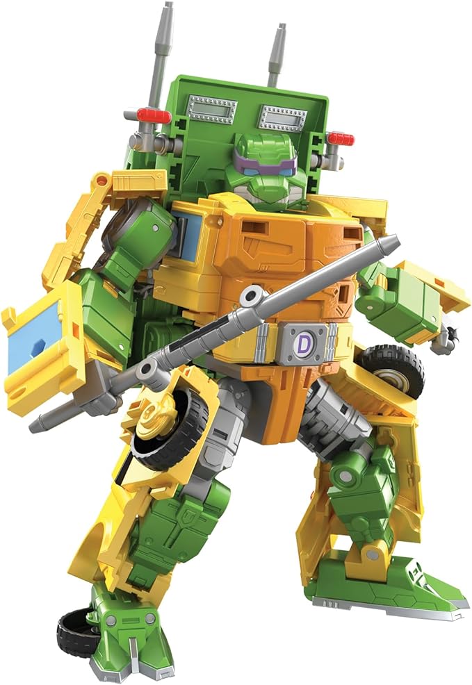 Transformers Collaborative Teenage Mutant Ninja Turtles x Toy Party Wallop, 7-inch Action Figure, 8+ - Figurio