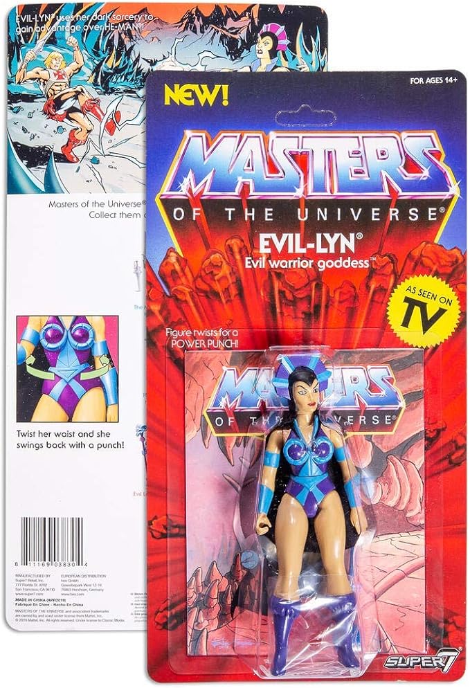 Super7 Masters of The Universe Vintage Wave 4 Collction Evil-Lyn Action Figure - Figurio