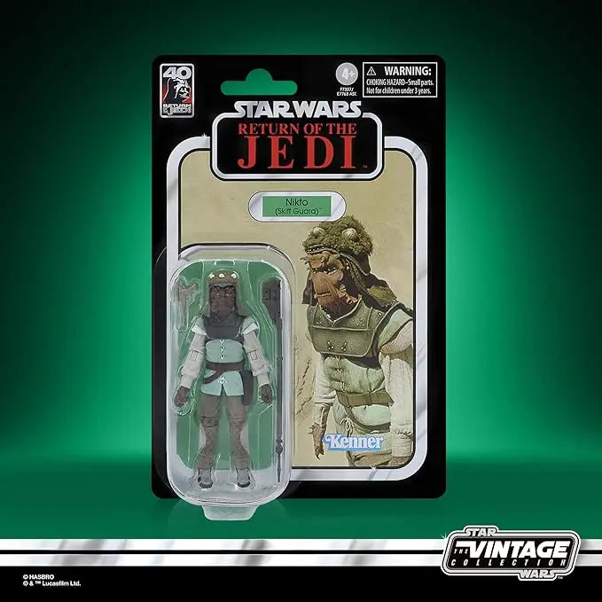 STAR WARS The Vintage Collection Nikto (Skiff Guard) Return of The Jedi 3.75-Inch Collectible Action Figures, Ages 4 and Up (F7337) - Figurio