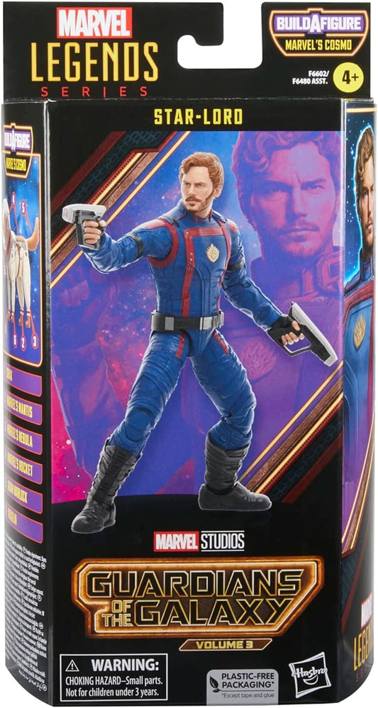 Marvel Legends Series Star-Lord, Guardians of The Galaxy Vol. 3 6-Inch Collectible Action Figures, Toys for Ages 4 and Up - Figurio