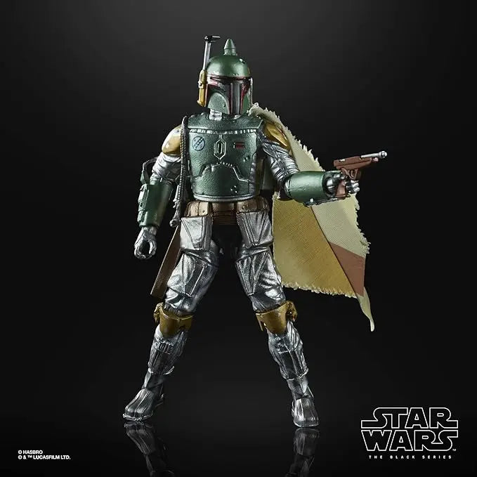 STAR WARS The Black Series Carbonized Collection Boba Fett Toy Figure - Figurio