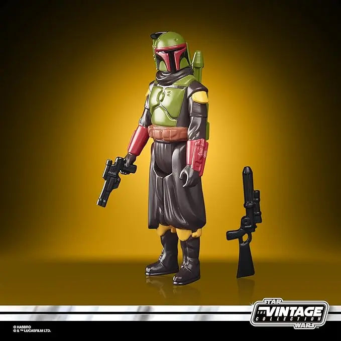 STAR WARS Retro Collection Boba Fett (Morak) Toy 3.75-Inch-Scale The Mandalorian Collectible Action Figure, Toys Kids 4 and Up - Figurio