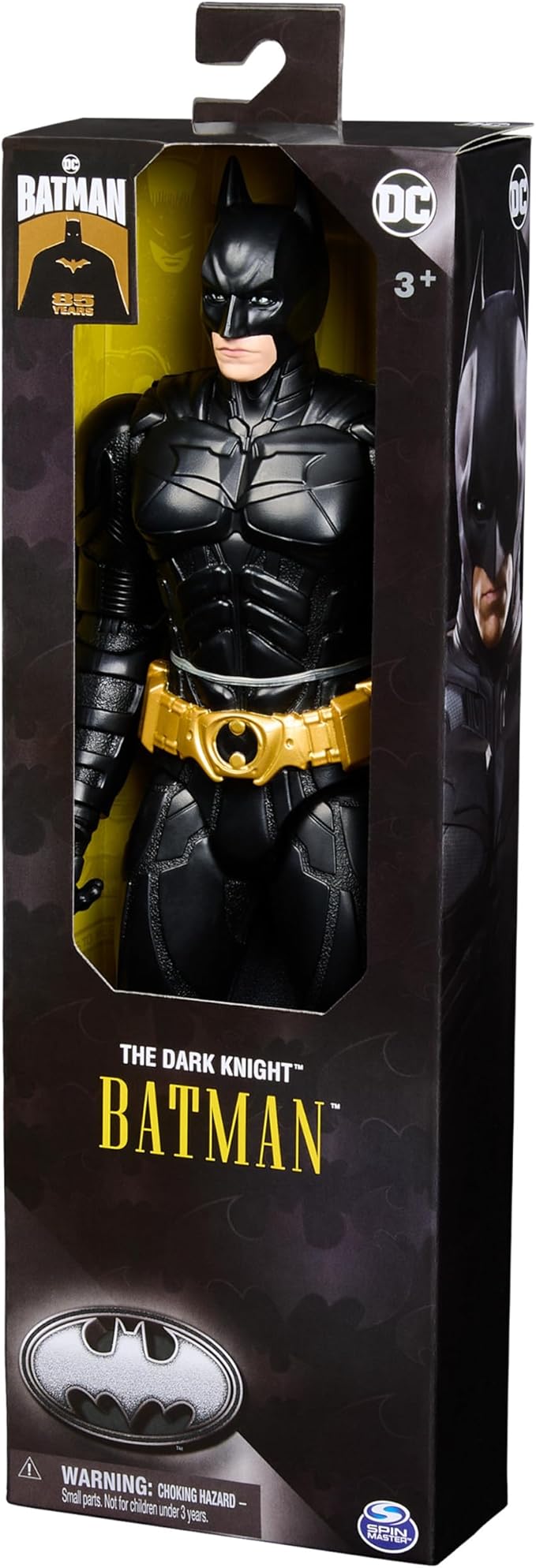 Batman, The Dark Knight Batman Action Figure, 12-inch, 85th Anniversary Limited Edition Collectible Kids Toys for Boys and Girls Ages 3 and Up - Figurio