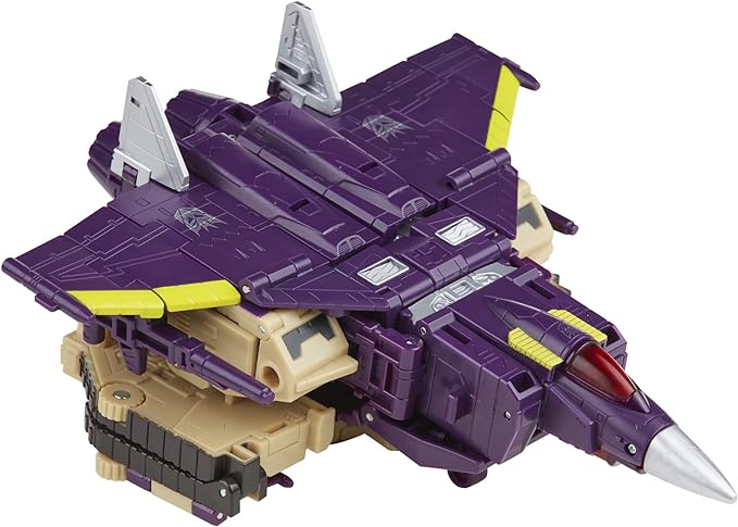 Transformers Toys Generations Legacy Series Leader Blitzwing Triple Changer Action Figure - Kids Ages 8 and Up, 7-inch - Figurio