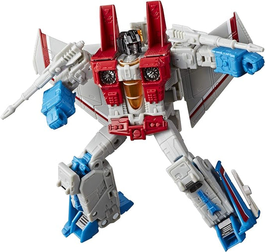 Transformers Toys Generations War for Cybertron: Earthrise Voyager WFC-E9 Starscream Action Figure - Kids Ages 8 and Up, 7-inch - Figurio