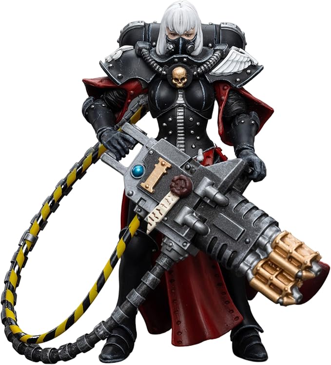 JOYTOY Warhammer 40,000 Action Figure Adepta Sororitas Retributor with Heavy Flamer Collection Model Christmas Birthday Gift - Figurio