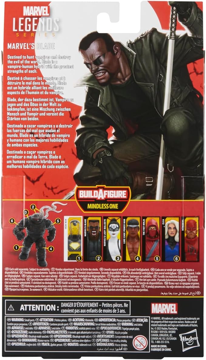 Marvel Hasbro Legends Series Blade, Knights Collectible Comics 6 Inch Action Figures, Legends Action Figures - Figurio