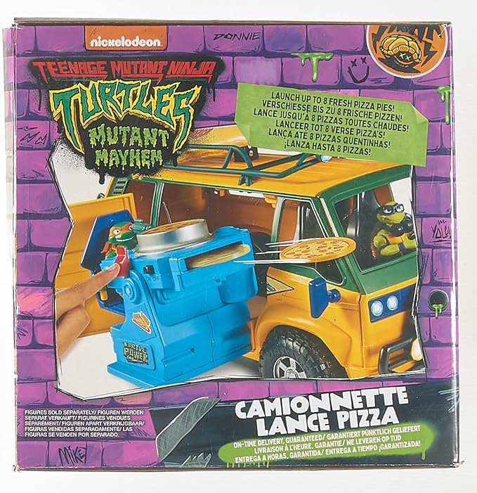 Teenage Mutant Ninja Turtles: Mutant Mayhem Pizza Fire Delivery Van by Playmates Toys - Figurio