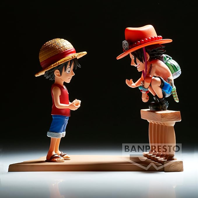 Banpresto - One Piece - Log Stories - Monkey D. Luffy & Portgas D. Ace, Bandai Spirits World Collectable Figure - Figurio