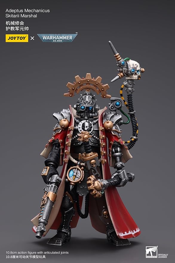 JoyToy Warhammer 40K: Adeptus Mechanicus Skitarii Marshal 1:18 Scale Action Figure - Figurio