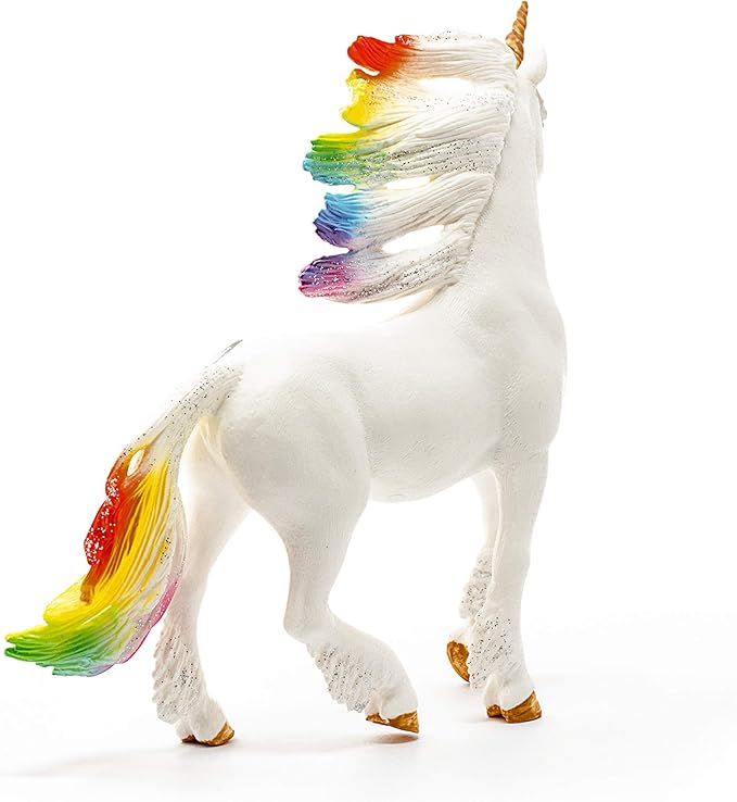 Schleich bayala Unicorn Toys for Girls and Boys Rainbow Unicorn Stallion, Ages 5+ - Figurio