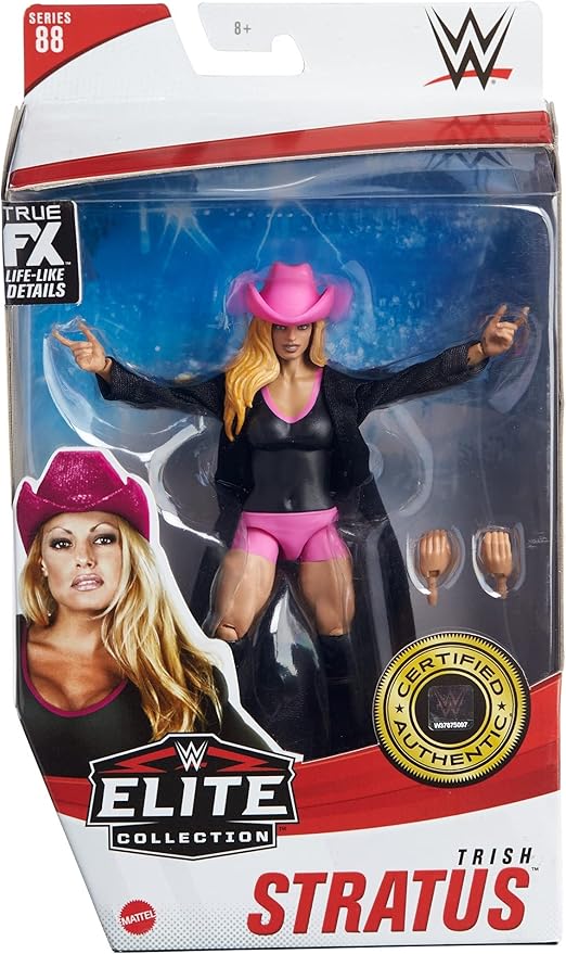 Mattel WWE Trish Stratus Elite Collection Action Figure, 6-in Posable Collectible Toy for Mattel WWE Fans Ages 8 Years Old & Up - Figurio