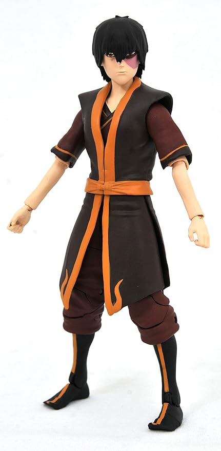 Diamond Select Toys Avatar The Last Airbender: Zuko Deluxe Action Figure, Multicolor - Figurio