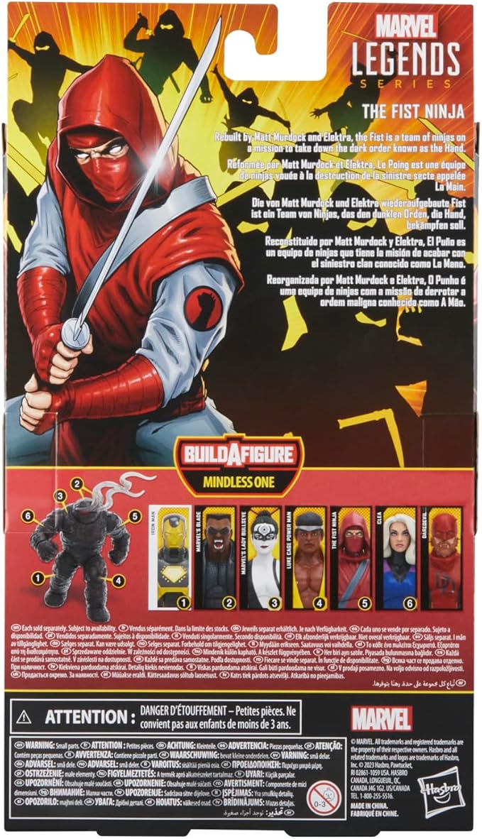 Marvel Legends Series The Fist Ninja, Knights Collectible Comics 6-Inch Action Figures - Figurio