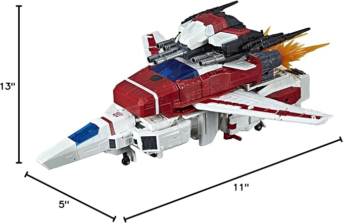 Transformers Toys Generations War for Cybertron Commander Wfc-S28 Jetfire Action Figure - Siege Chapter - Adults & Kids Ages 8 & Up, 11" - Figurio