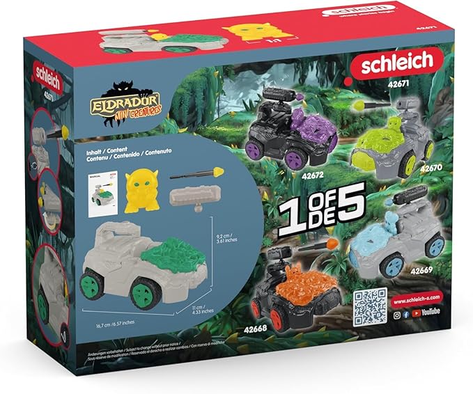 Schleich Jungle CrashMobile with Mini Creature - Figurio