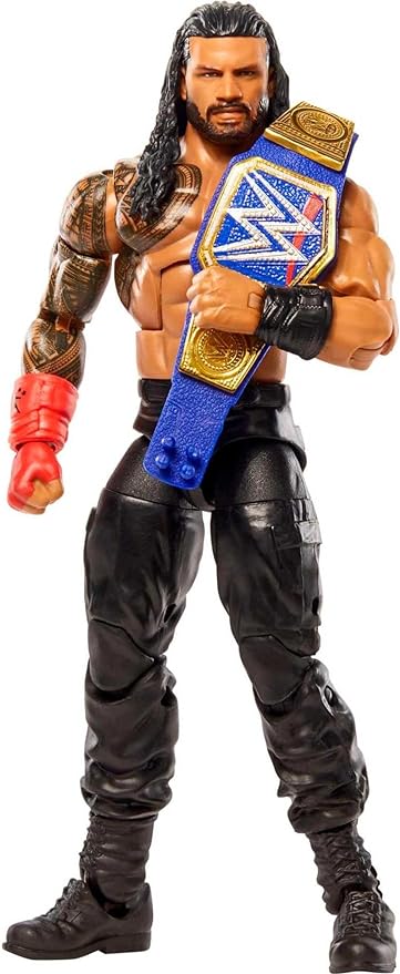 Mattel WWE Roman Reigns Top Picks Elite Collection Action Figure, Articulation & Life-Like Detail, Interchangeable Accessories ,6-in - Figurio