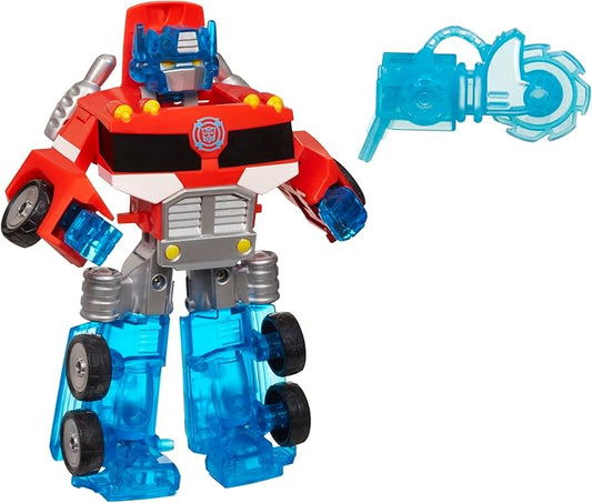 Transformers Rescue Bots Energize Optimus Prime Action Figure, 7-Inch Scale, Ages 3-7 (Amazon Exclusive) - Figurio