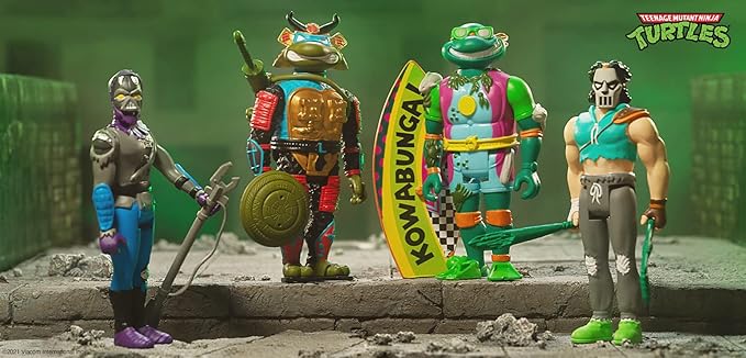 Super7 Teenage Mutant Ninja Turtles Damaged Foot Soldier 3.75 in ReAction Figure - Figurio