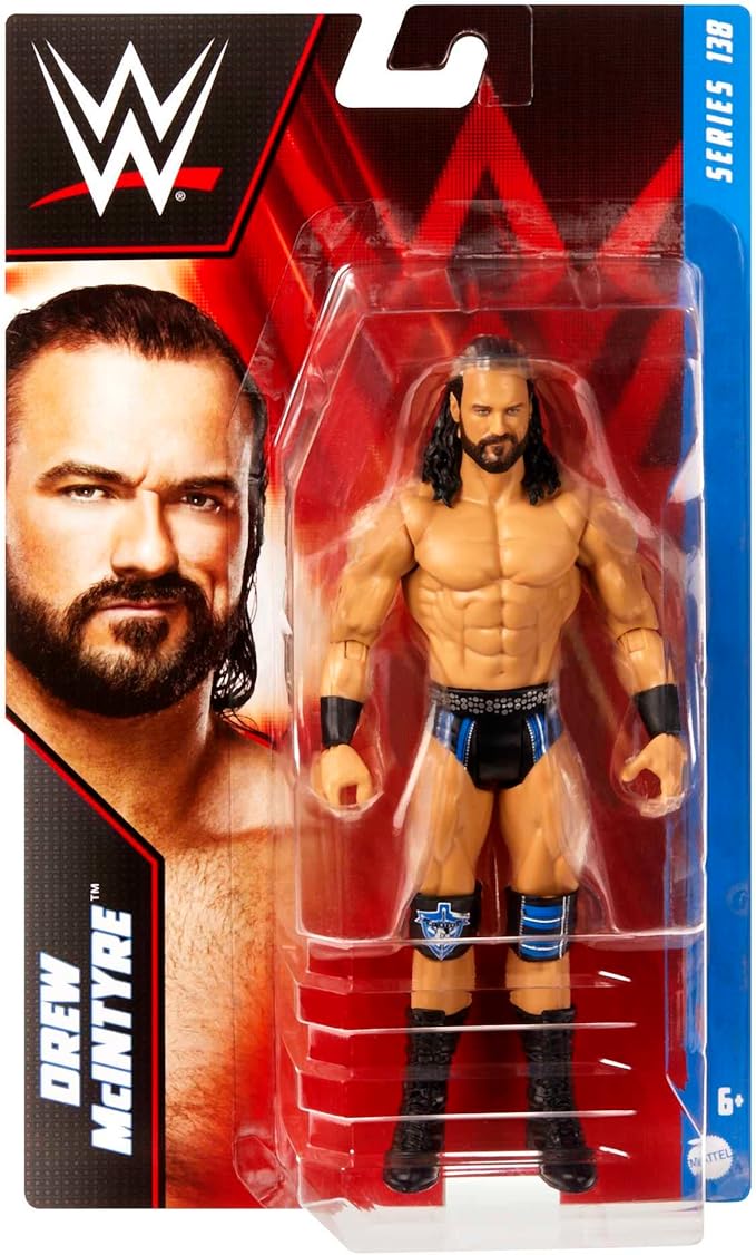 Mattel WWE Drew McIntyre Basic Action Figure, 10 Points of Articulation & Life-like Detail, 6-inch Collectible - Figurio