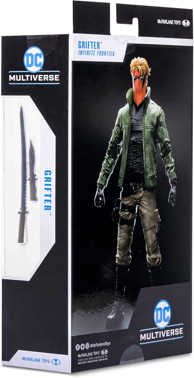 McFarlane Toys DC Multiverse Grifter Infinite Frontier 7" Action Figure with Accessories - Figurio