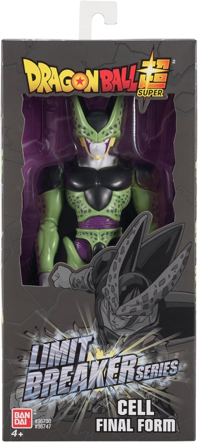 Bandai America - Dragon Ball Super Limit Breaker Cell Final Form 12 Figure - Figurio