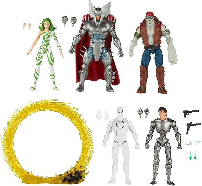 Marvel Hasbro Legends Series: X-Men Villains, 60th Anniversary Action Figure Set, 6 inch Action Figures,Multicolor - Figurio