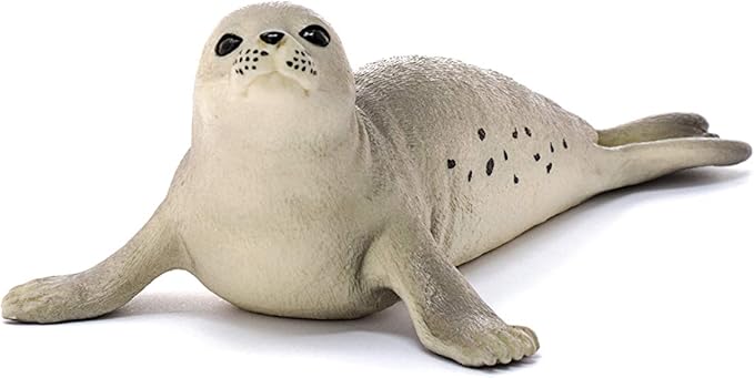 Schleich Wild Life, Realistic Ocean and Marine Animal Toys for Boys and Girls, Seal Toy Figurine, Ages 3+, 1.6 inch - Figurio