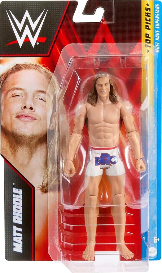 Mattel WWE Matt Riddle Top Picks Action Figure, Collectible with 10 Points of Articulation & Life-like Detail, 6-inch - Figurio