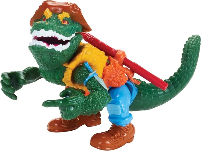 Teenage Mutant Ninja Turtles: 4” Original Classic Leatherhead Basic Figure by Playmates Toys - Figurio