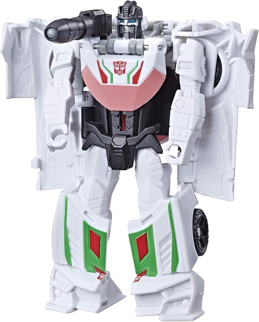 Transformers Bumblebee Cyberverse Adventures Action Attackers: 1-Step Wheeljack Action Figure, Gravity Cannon Action Attack Move, 4.25-inch - Figurio