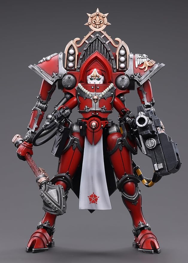 JOYTOY Warhammer 40K 1/18 Action Figures, Adepta Sororitas Paragon Warsuit Sister Merewal Perfect for Collectors & Decor, Ideal Gift for Birthdays, Christmas, Character Figure - JT4508 - Figurio