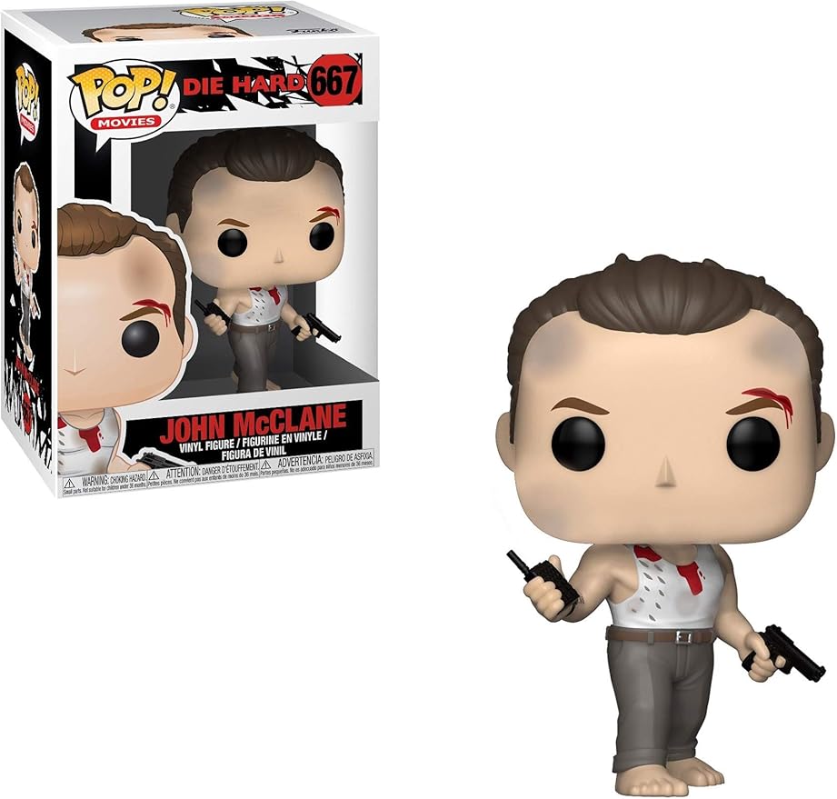 Funko Pop Movies: Die Hard - John McClane Collectible Figure, Multicolor - Figurio