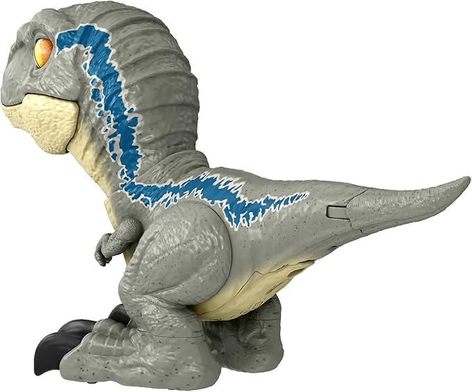 Mattel Jurassic World Dominion Uncaged Rowdy Roars Atrociraptor Beta Dinosaur Action Figure, Toy with Interactive Motion & Sound - Figurio