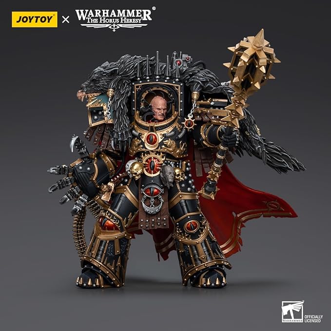 JOYTOY Warhammer The Horus Heresy 30k 1/18 Action Figure Sons of Horus Warmaster Horus Primarch of The XVlth Legion Collection Model Birthday Gifts - Figurio