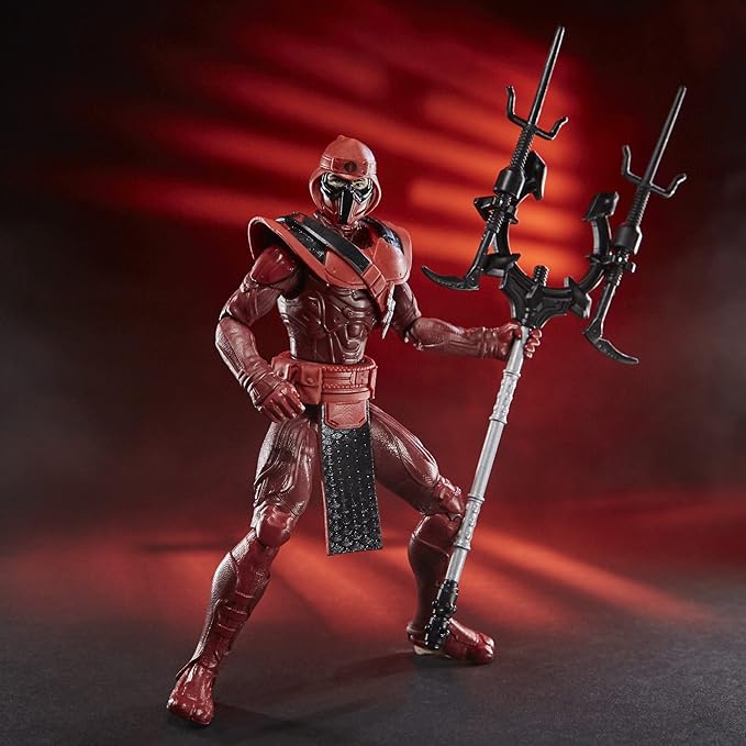 G.I. Joe Snake Eyes Origins Red Ninja Action Figure Collectible Toy with Action Feature and Accessories, Toys for Kids Ages 4 and Up - Figurio