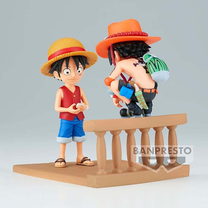 Banpresto - One Piece - Log Stories - Monkey D. Luffy & Portgas D. Ace, Bandai Spirits World Collectable Figure - Figurio