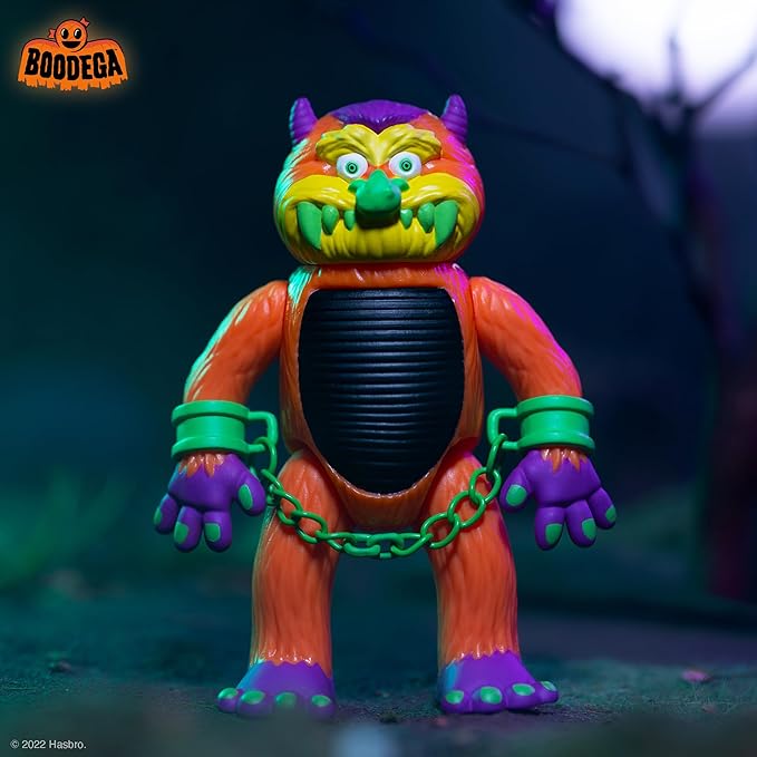 Super7 My Pet Monster (Orange/Black) - 3.75" My Pet Monster Action Figure Cartoon Collectibles and Retro Toys - Figurio