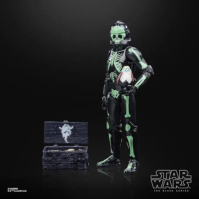 STAR WARS The Black Series Clone Trooper (Halloween Edition) and Porg Toys, 6-Inch-Scale Holiday-Themed Collectible Figures, Ages 4 and Up - Figurio