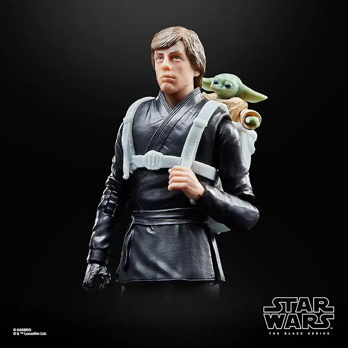 STAR WARS The Black Series Luke Skywalker & Grogu, The Book of Boba Fett, 6-Inch Action Figures, 2-Pack with 9 Accessories, Ages 4 and Up - Figurio