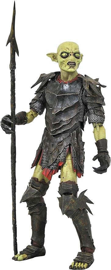 DIAMOND SELECT TOYS Aragorn The Lord of The Rings: Orc Action Figure, Multicolor 7 Inches Tall - Figurio