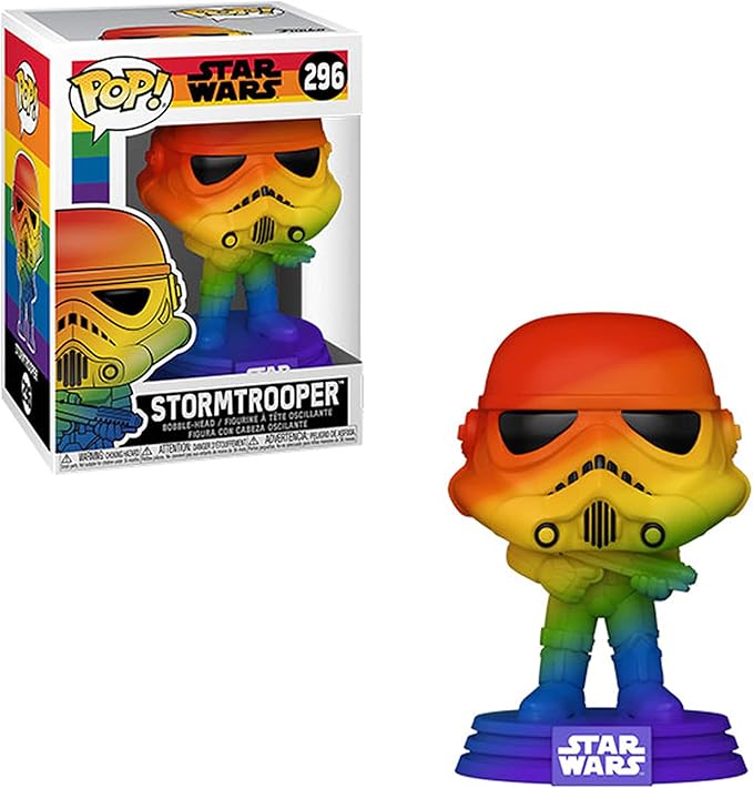 Funko POP Star Wars: Pride - Stormtrooper (Rainbow), Multicolor - Figurio