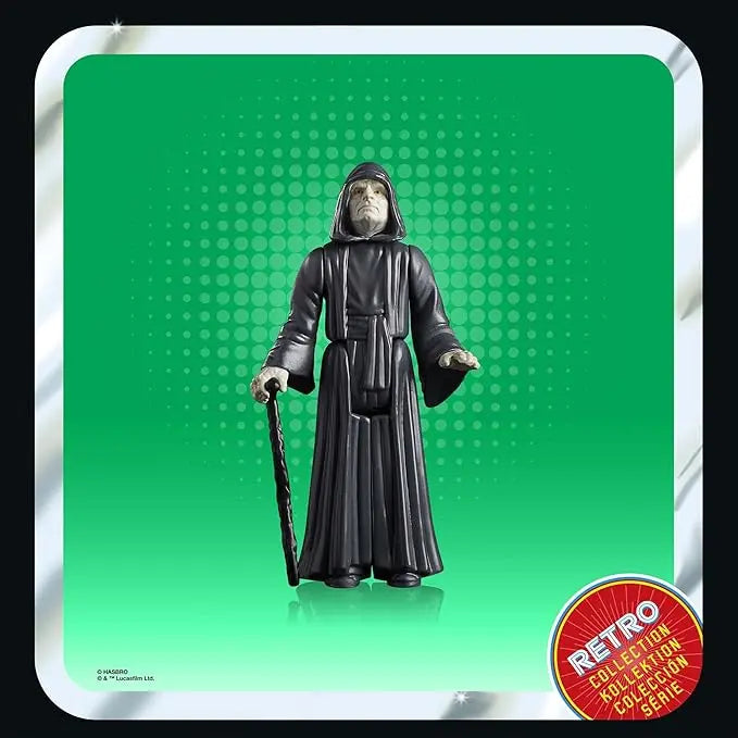 STAR WARS Retro Collection The Emperor, Return of The Jedi 3.75-Inch Collectible Action Figures, Ages 4 and Up - Figurio