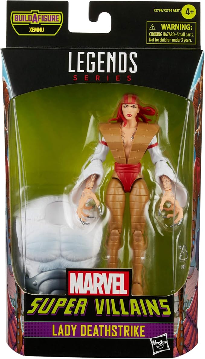 Marvel Legends Series 6-inch Collectible Lady Deathstrike Action Figure, Includes 1 Build-A-Figure Part(s), Premium Design - Figurio