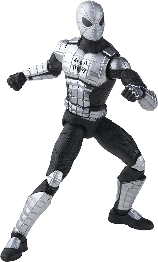 Spider-Man Marvel Legends Series 6-inch Spider-Armor Mk I Action Figure Toy, Includes 4 Accessories: 2 Alternate Hands and 2 Web FX - Figurio