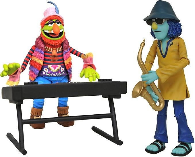 Diamond Select Toys The Muppets: Dr. Teeth & Zoot Action Figure, Multicolor - Figurio