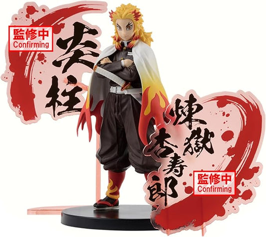 Banpresto - Demon Slayer: Kimetsu no Yaiba - Kyojuro Rengoku (ver. A), Bandai Spirits Figure EX - Figurio